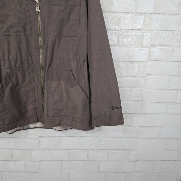 Free Country brown utility jacket - Picture 2 of 16